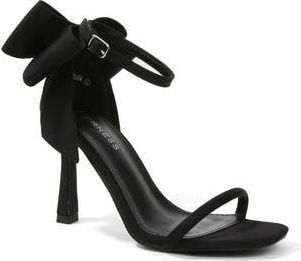 Berness Harlow Oversize Bow Sandal in Black at Nordstrom Rack, Size 7.5
