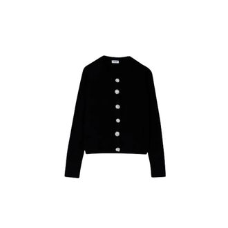 Liu Jo Cardigans, female, Black, XS, Black Buttoned Cardigan