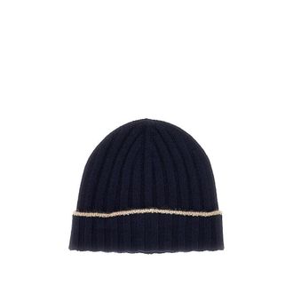 Brunello Cucinelli Ribbed cashmere beanie hat Man M