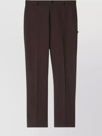 Burberry slim fit cotton chino trousers