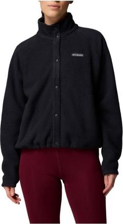 Columbia Jasper Ridge Pebbled Fleece Full Snap Fleecejacke f&uuml;r Damen | schwarz
