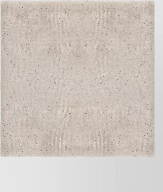 Antonelli wool blend scarf lights sequins fringe