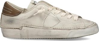 Philippe Model Sneakers Prsx Tennis - Dames - Sneakers - Beige - 38 EU - Katoen - Schoenen