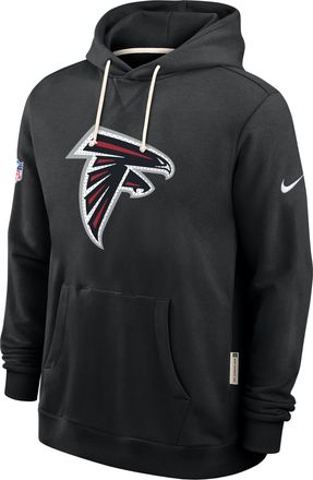 Nike Atlanta Falcons Initial Home Sideline Nike Mens Dri-FIT NFL Pullover Hoodie in Black | 03AZ00A96-A0M