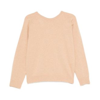 Maison Margiela Round-neck Knitwear, female, Brown, Size: M Round-neck Knitwear