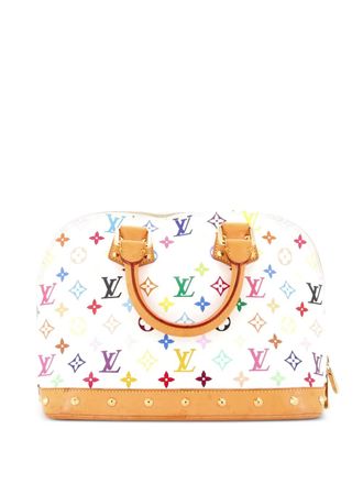 Louis Vuitton Alma Handbag Monogram Multicolor PM satchel - Bianco