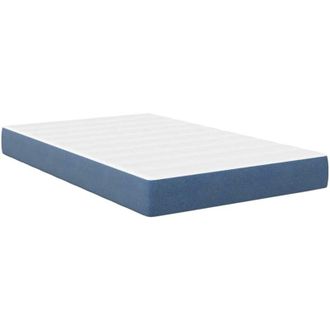 vidaXL Bed Mattress with Mattress Blue 120 x 190 cm Fabric vidaXL