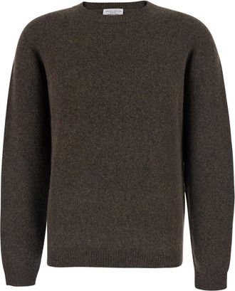 Roberto Collina Brown Crew Neck Sweater
