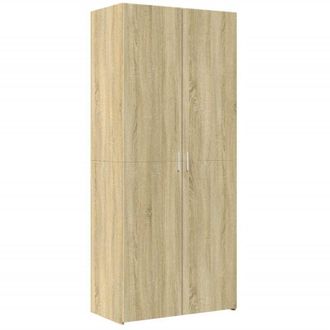 vidaXL Vidaxl - Credenza Rovere Sonoma 80x42,5x185 cm in Legno Multistrato