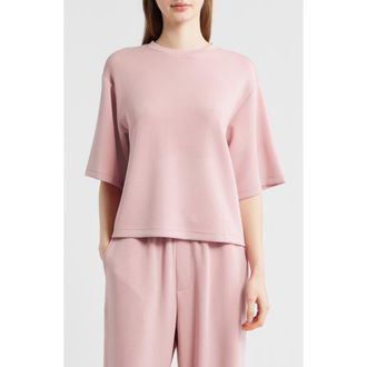 Bernardo Drop Shoulder T-Shirt in Blush at Nordstrom, Size X-Small