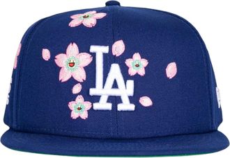 New Era x Takashi Murakami x MLB World Tour Tokyo Series 2025 New Era 59FIFTY Dodgers Snapback Hat Blue 22710-NAVY-DGRS