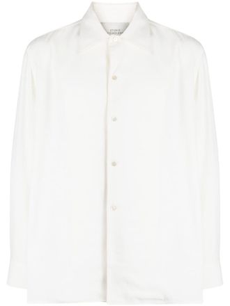 STUDIO NICHOLSON Camicia con orlo dritto - Bianco
