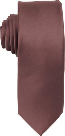Brooklyn Brigade Mens Solid Satin Tie in Dark Mauve at Nordstrom