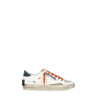 Crime London Sneakers, male, White, Size: 10 US SK8 Deluxe