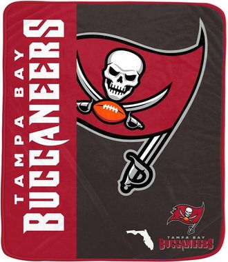 Pegasus Sports Tampa Bay Buccaneers Nfl Team Logo Soft Fleece Throw