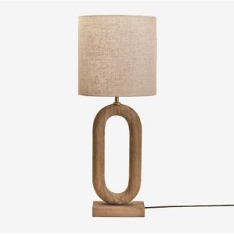 Sklum Lampada da tavolo in legno di mango Tiberia Sklum