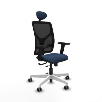 Piqueras y Crespo Silla De Oficina Piqueras Y Crespo Motilla Azul Marino Malla