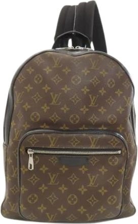 Louis Vuitton Pre-owned Backpacks, female, Brown, Size: ONE SIZE Pre-owned Josh Backpack