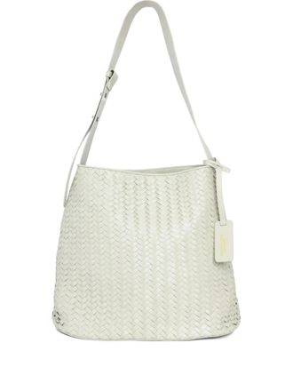 Sarah Chofakian Early shoulder bag - women - Calf Leather/Cotton/Polyester - One Size - Neutrals
