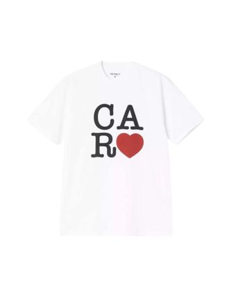 Carhartt Work in Progress White Crew Neck T-Shirt