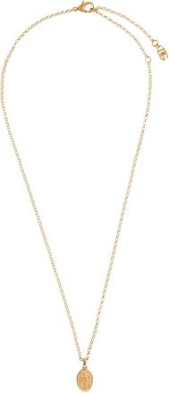 Dolce & Gabbana Accessoires, Dames, Geel, ONE Size, Oval Hanger Ketting