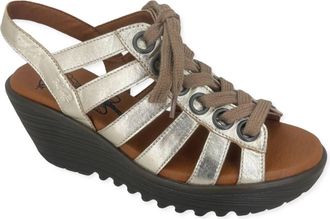 FLY London Womens Litu Sandal In Champagne
