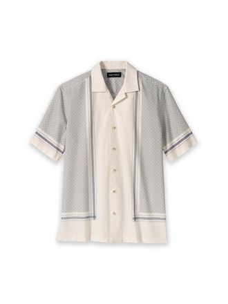 Paul Fredrick Cotton Geometric Casual Shirt