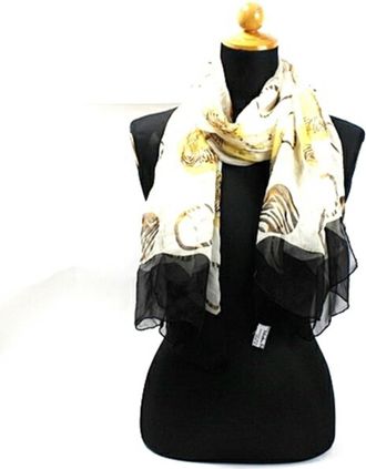 Ferragamo ivory Silk Stole (Pre-Owned)