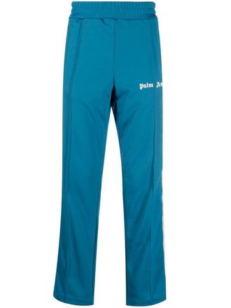 Palm Angels Pantaloni sportivi con stampa - Blu