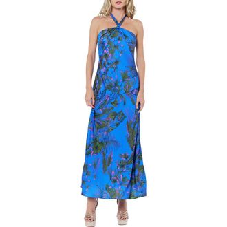 Ciebon Rune Maxi Dress in Blue Multi at Nordstrom, Size X-Small