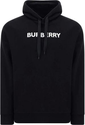 Burberry Heren, Sweatshirts & Hoodies, Zwart, Maat: L Katoen
