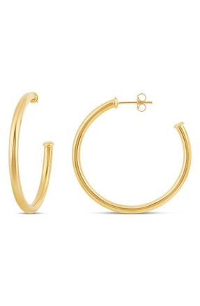 SHYMI Thin Tube Hoop Earrings in Gold at Nordstrom