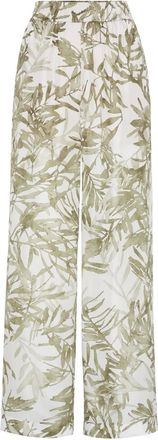 Brunello Cucinelli Pantaloni con stampa - Verde