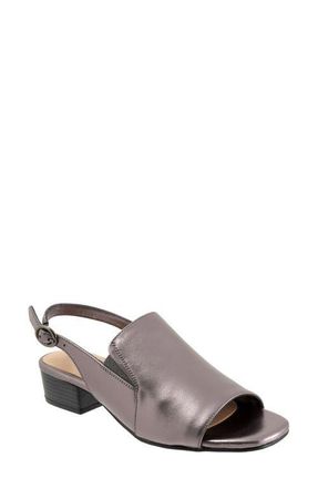 Trotters Nila Slingback Sandal in Pewter at Nordstrom, Size 8.5