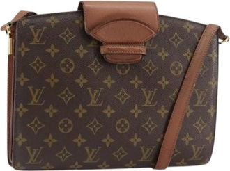 Louis Vuitton Pre-owned Cross Body Bags, female, Brown, Size: ONE SIZE Pre-owned Vintage Canvas Cross Body Bag