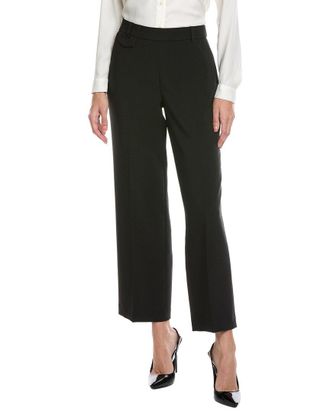 Anne Klein Petite Pull-On Flap Pocket Wide Leg Pant