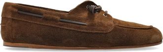 Dsquared2 Su&egrave;de Schoenen - Heren - Bootschoenen - Bruin - 45 EU - Su&egrave;de - Schoenen