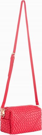 Shiraleah Womens Blythe Boxy Cross-Body Bag In Red