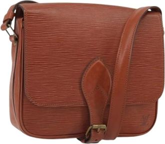 Louis Vuitton Pre-owned Cross Body Bags, female, Brown, Size: ONE SIZE Pre-owned Vintage Leather Cross Body Bag