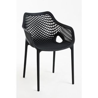 Regalos Miguel Sillas Comedor - Silla Kusin Con Brazos - Negro