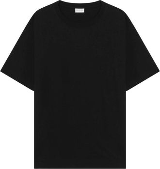 Dries Van Noten Hertz T-Shirt - Heren - T-shirts - Zwart - S - Katoen - Tops