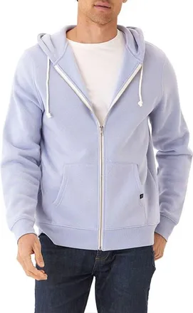 Threads 4 Thought Trim Fit Heathered Fleece Zip Hoodie in High Tide at Nordstrom, Size Xx-Large
