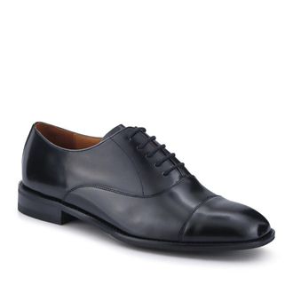 Jones Bootmaker Mens Canterbury Blake Stitched Oxfords - Black Leather - Size UK 10