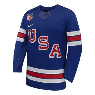 Nike Team USA Hockey Jersey Deep Royal Blue P34235USAH-DRY