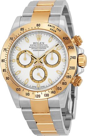 Rolex Pre-owned Rolex Cosmograph Daytona Chronograph Automatic Chronometer White Dial Mens Watch 116503 WSO