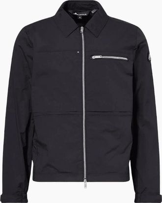 Moose Knuckles Mens TopFlight Nylon Black Overshirt Jacket - Size: 40/Regular