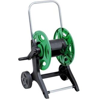 Trade Shop Trade Shop - Carrello Avvvolgi Tubo Irrigazione Giardino Con Due Ruote Attacco Rapido Standard