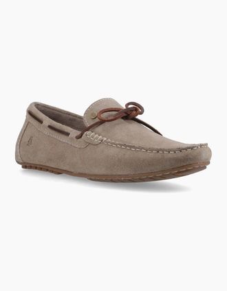 Hush Puppies Mens Hush Puppies Reuben Boat Shoe Suede Mens Taupe Boat Shoes - Grey - Size: UK 11 / eu 46 / us 13