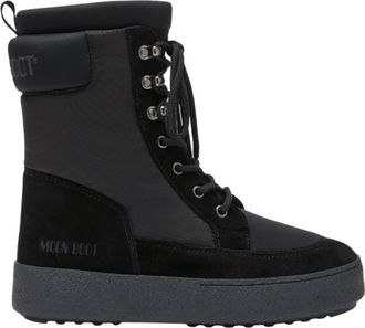 Moon Boot Icon Glance Snow Boot - Heren - Snowboots - Zwart - 39 EU - Leer - Fitness