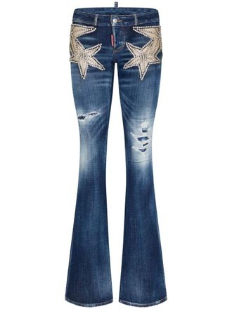 Dsquared2 Jeans con decorazione - Blu